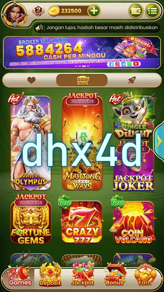 dhx4d Tangkapan Layar Resmi APK